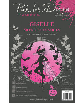 Pink Ink Designs Silhouette Series Giselle A5 Clear Stamps (PI242) Pink Ink Designs Silhouette Series Giselle A5 Clear Stamps (PI242)