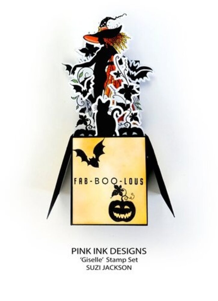 Pink Ink Designs Silhouette Series Giselle A5 Clear Stamps (PI242) Pink Ink Designs Silhouette Series Giselle A5 Clear Stamps (PI242)