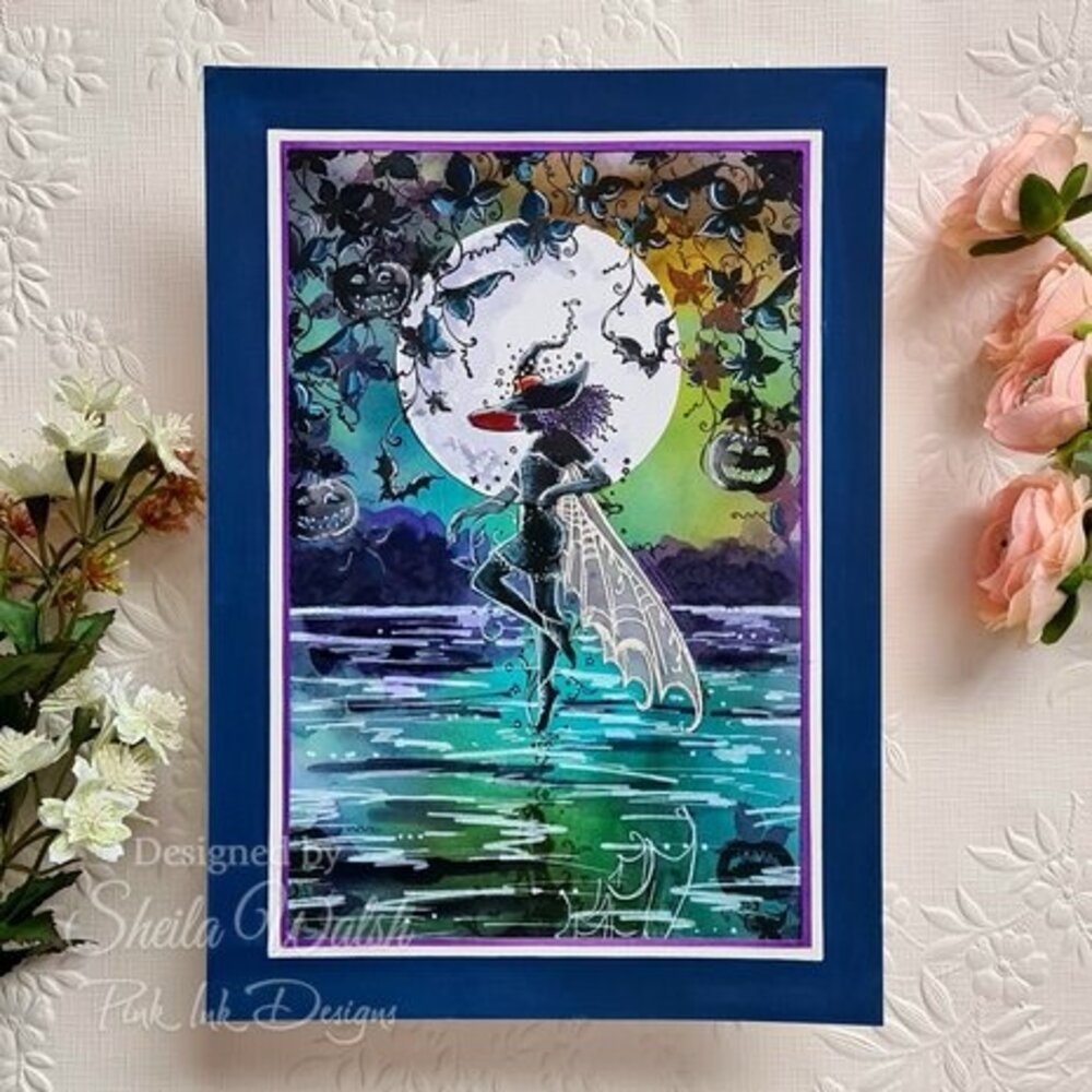 Pink Ink Designs Silhouette Series Giselle A5 Clear Stamps (PI242) Pink Ink Designs Silhouette Series Giselle A5 Clear Stamps (PI242)