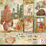 Ciao Bella Papercrafting Into the Wild 12x12 Inch Paper Pad (CBPM067)
