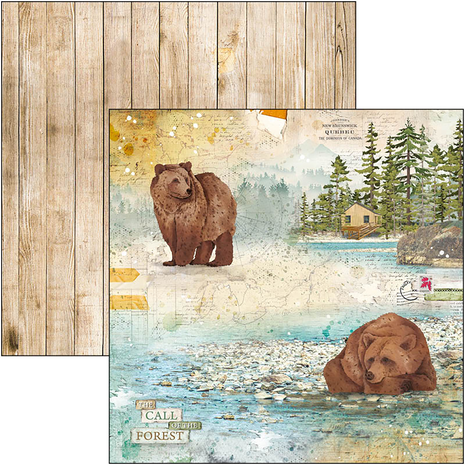 Ciao Bella Papercrafting Into the Wild 12x12 Inch Paper Pad (CBPM067) Ciao Bella Papercrafting Into the Wild 12x12 Inch Paper Pad (CBPM067)