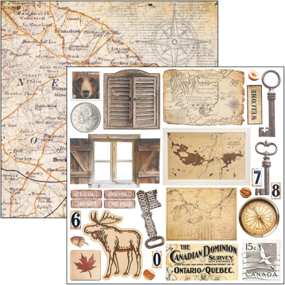 Ciao Bella Papercrafting Into the Wild 6x6 Inch Paper Pad (CBQE067) Ciao Bella Papercrafting Into the Wild 6x6 Inch Paper Pad (CBQE067)