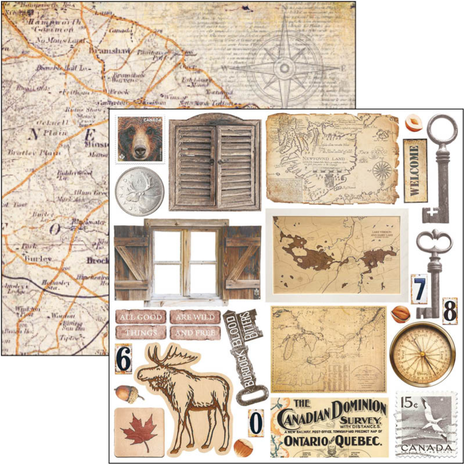 Ciao Bella Papercrafting Into the Wild 6x6 Inch Paper Pad (CBQE067) Ciao Bella Papercrafting Into the Wild 6x6 Inch Paper Pad (CBQE067)