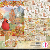 Ciao Bella Papercrafting Into the Wild 12x12 Inch Patterns Pad (CBT067)