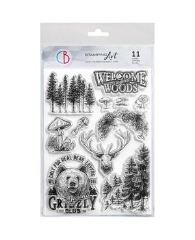 Ciao Bella Papercrafting Welcome to Our Woods A5 Clear Stamps (PS8090) Ciao Bella Papercrafting Welcome to Our Woods A5 Clear Stamps (PS8090)