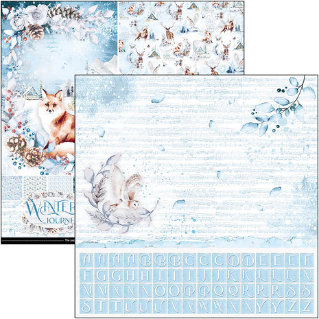 Ciao Bella Papercrafting Winter Journey 12x12 Inch Patterns Pad (CBT068) Ciao Bella Papercrafting Winter Journey 12x12 Inch Patterns Pad (CBT068)