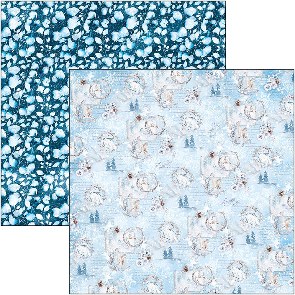 Ciao Bella Papercrafting Winter Journey 12x12 Inch Patterns Pad (CBT068) Ciao Bella Papercrafting Winter Journey 12x12 Inch Patterns Pad (CBT068)