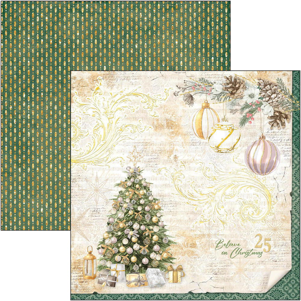Ciao Bella Papercrafting Sparkling Christmas 12x12 Inch Paper Pad (CBPM069) Ciao Bella Papercrafting Sparkling Christmas 12x12 Inch Paper Pad (CBPM069)