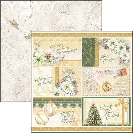 Ciao Bella Papercrafting Sparkling Christmas 12x12 Inch Paper Pad (CBPM069) Ciao Bella Papercrafting Sparkling Christmas 12x12 Inch Paper Pad (CBPM069)