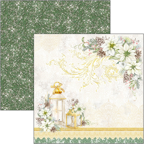 Ciao Bella Papercrafting Sparkling Christmas 12x12 Inch Paper Pad (CBPM069) Ciao Bella Papercrafting Sparkling Christmas 12x12 Inch Paper Pad (CBPM069)