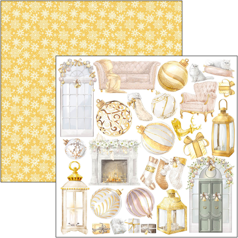 Ciao Bella Papercrafting Sparkling Christmas 12x12 Inch Paper Pad (CBPM069) Ciao Bella Papercrafting Sparkling Christmas 12x12 Inch Paper Pad (CBPM069)