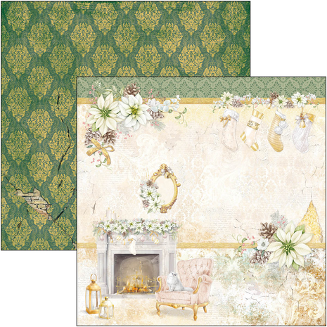 Ciao Bella Papercrafting Sparkling Christmas 8x8 Inch Paper Pad (CBH069)