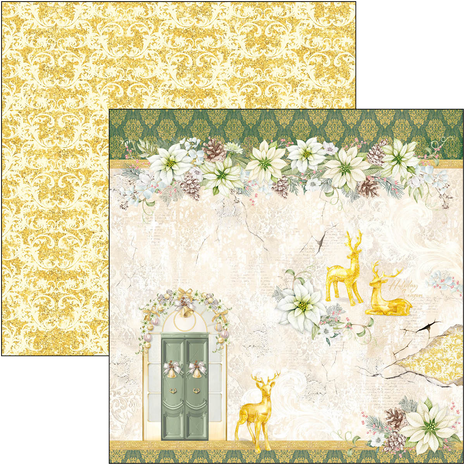 Ciao Bella Papercrafting Sparkling Christmas 8x8 Inch Paper Pad (CBH069)