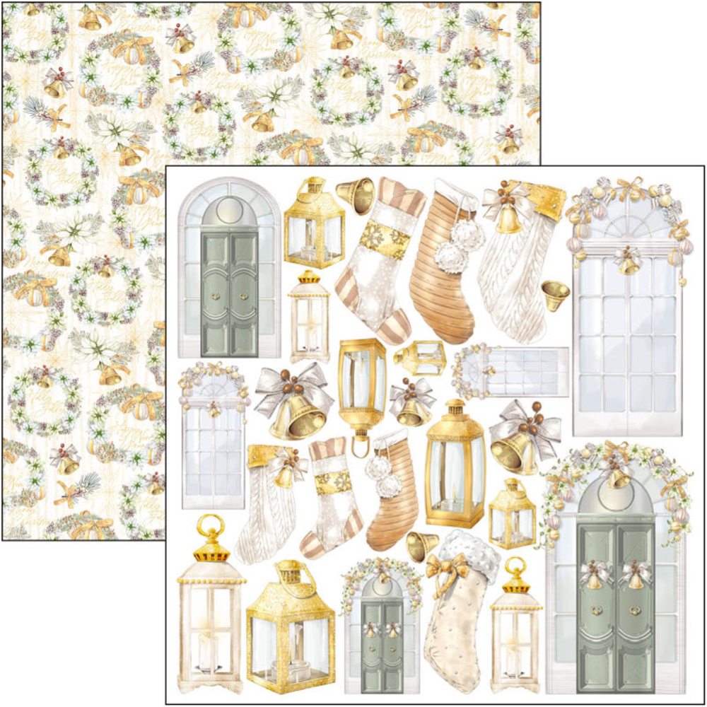 Ciao Bella Papercrafting Sparkling Christmas 6x6 Inch Paper Pad (CBQE069)