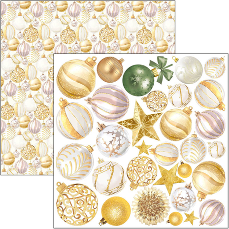 Ciao Bella Papercrafting Sparkling Christmas 6x6 Inch Paper Pad (CBQE069)