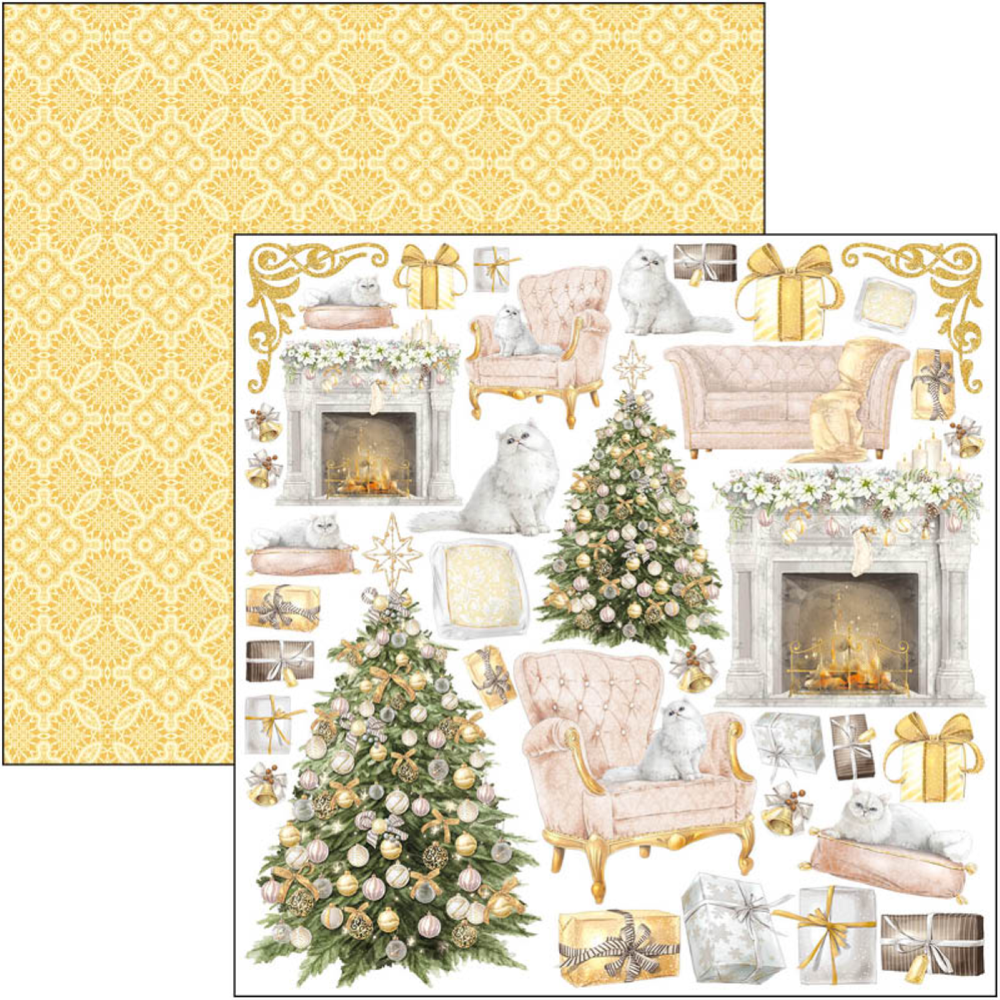 Ciao Bella Papercrafting Sparkling Christmas 6x6 Inch Paper Pad (CBQE069)