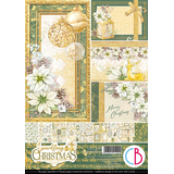 Ciao Bella Papercrafting Sparkling Christmas A4 Creative Pad (CBCL069)