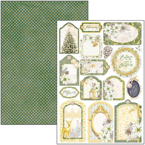 Ciao Bella Papercrafting Sparkling Christmas A4 Creative Pad (CBCL069) Ciao Bella Papercrafting Sparkling Christmas A4 Creative Pad (CBCL069)