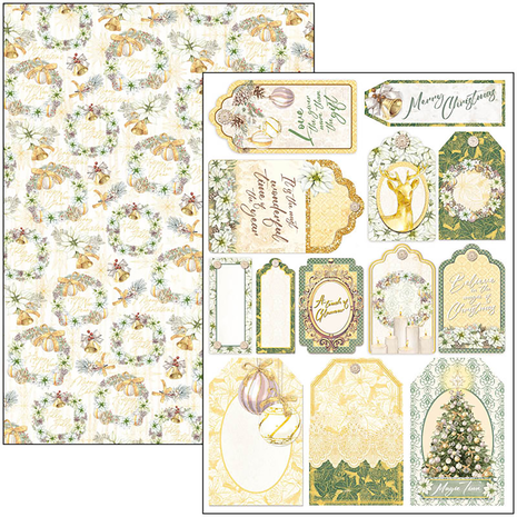 Ciao Bella Papercrafting Sparkling Christmas A4 Creative Pad (CBCL069) Ciao Bella Papercrafting Sparkling Christmas A4 Creative Pad (CBCL069)