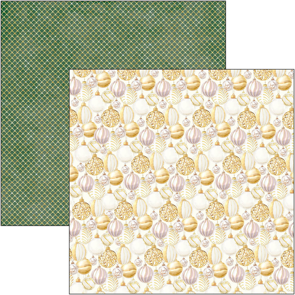 Ciao Bella Papercrafting Sparkling Christmas 12x12 Inch Patterns Pad (CBT069) Ciao Bella Papercrafting Sparkling Christmas 12x12 Inch Patterns Pad (CBT069)