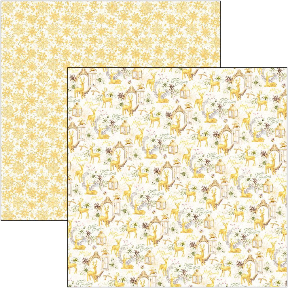 Ciao Bella Papercrafting Sparkling Christmas 12x12 Inch Patterns Pad (CBT069) Ciao Bella Papercrafting Sparkling Christmas 12x12 Inch Patterns Pad (CBT069)