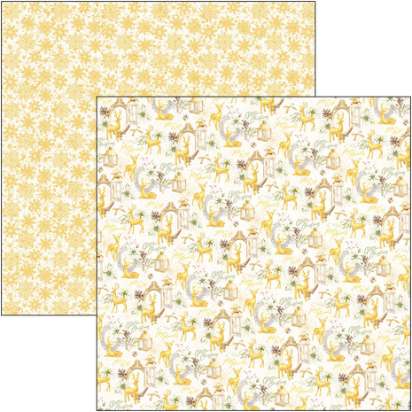 Ciao Bella Papercrafting Sparkling Christmas 12x12 Inch Patterns Pad (CBT069) Ciao Bella Papercrafting Sparkling Christmas 12x12 Inch Patterns Pad (CBT069)