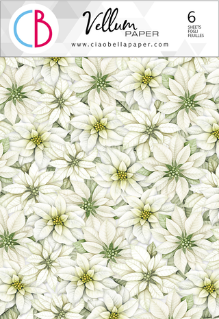 Ciao Bella Papercrafting Sparkling Christmas A4 Vellum Paper (CBV008) Ciao Bella Papercrafting Sparkling Christmas A4 Vellum Paper (CBV008)