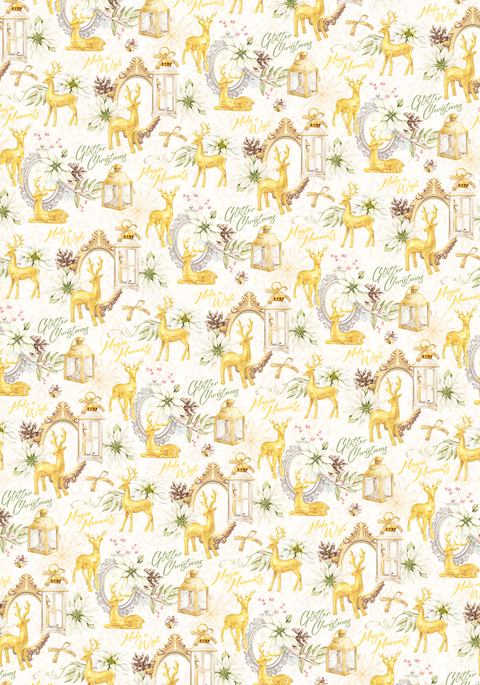 Ciao Bella Papercrafting Sparkling Christmas A4 Vellum Paper (CBV008) Ciao Bella Papercrafting Sparkling Christmas A4 Vellum Paper (CBV008)