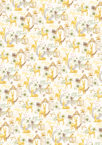 Ciao Bella Papercrafting Sparkling Christmas A4 Vellum Paper (CBV008) Ciao Bella Papercrafting Sparkling Christmas A4 Vellum Paper (CBV008)