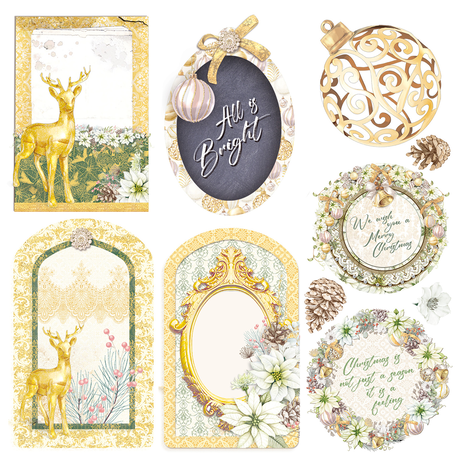 Ciao Bella Papercrafting Sparkling Christmas 6x6 Inch Vellum Paper (CBVQ008) Ciao Bella Papercrafting Sparkling Christmas 6x6 Inch Vellum Paper (CBVQ008)