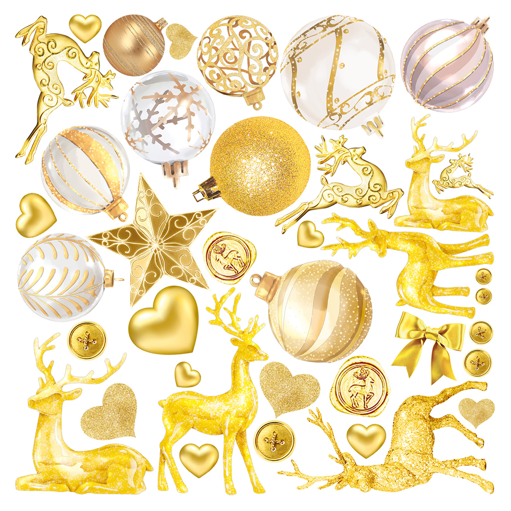 Ciao Bella Papercrafting Sparkling Christmas 6x6 Inch Vellum Paper (CBVQ008) Ciao Bella Papercrafting Sparkling Christmas 6x6 Inch Vellum Paper (CBVQ008)