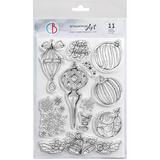Ciao Bella Papercrafting Precious Christmas Decorations A5 Clear Stamps (PS8091)