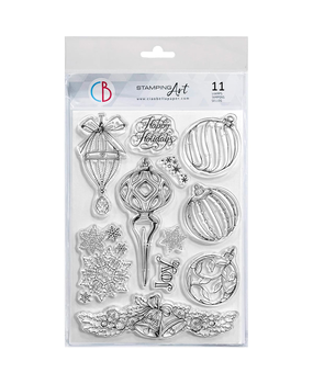 Ciao Bella Papercrafting Precious Christmas Decorations A5 Clear Stamps (PS8091) Ciao Bella Papercrafting Precious Christmas Decorations A5 Clear Stamps (PS8091)