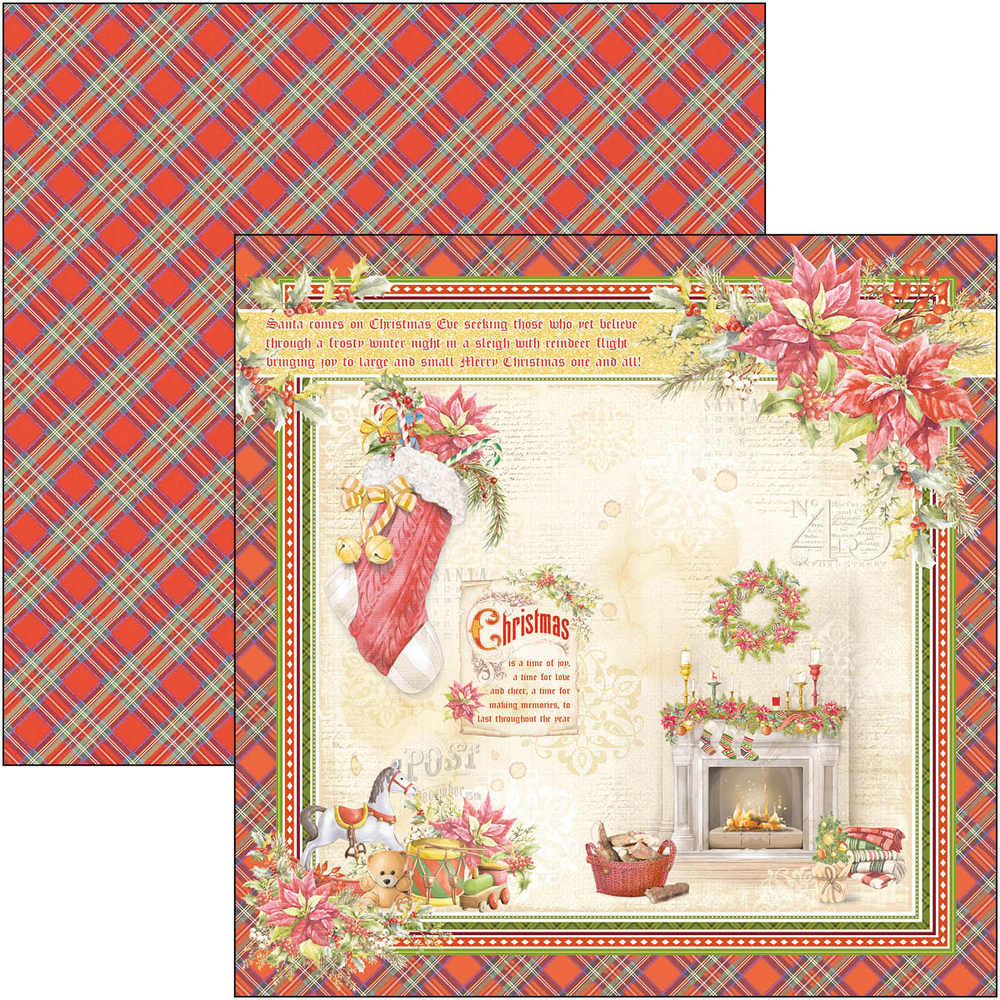 Ciao Bella Papercrafting Dear Santa 12x12 Inch Paper Pad (CBPM070) Ciao Bella Papercrafting Dear Santa 12x12 Inch Paper Pad (CBPM070)