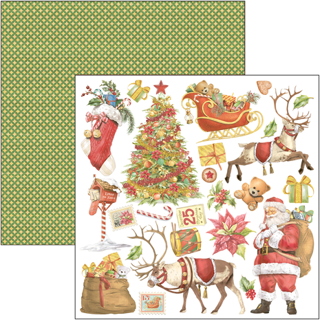 Ciao Bella Papercrafting Dear Santa 12x12 Inch Paper Pad (CBPM070) Ciao Bella Papercrafting Dear Santa 12x12 Inch Paper Pad (CBPM070)