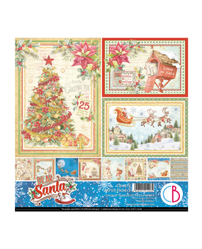 Ciao Bella Papercrafting Dear Santa 8x8 Inch Paper Pad (CBH070) Ciao Bella Papercrafting Dear Santa 8x8 Inch Paper Pad (CBH070)