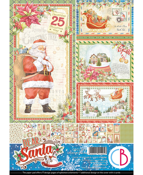 Ciao Bella Papercrafting Dear Santa A4 Creative Pad (CBCL070) Ciao Bella Papercrafting Dear Santa A4 Creative Pad (CBCL070)
