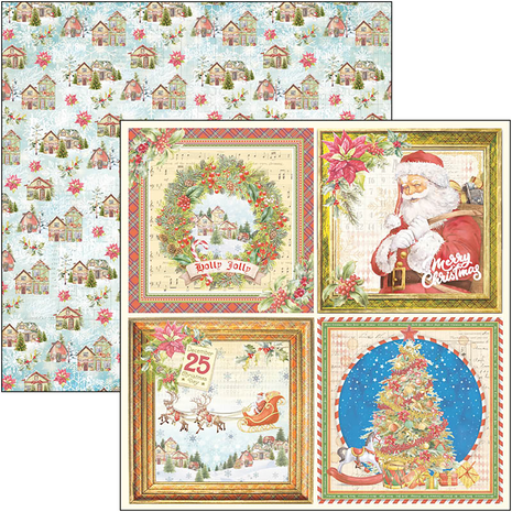 Ciao Bella Papercrafting Dear Santa 12x12 Inch Patterns Pad (CBT070) Ciao Bella Papercrafting Dear Santa 12x12 Inch Patterns Pad (CBT070)