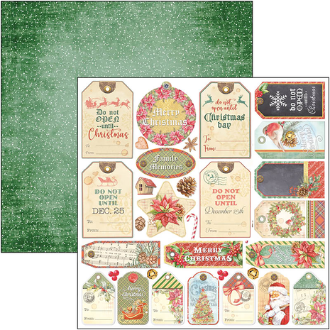 Ciao Bella Papercrafting Dear Santa 12x12 Inch Patterns Pad (CBT070) Ciao Bella Papercrafting Dear Santa 12x12 Inch Patterns Pad (CBT070)