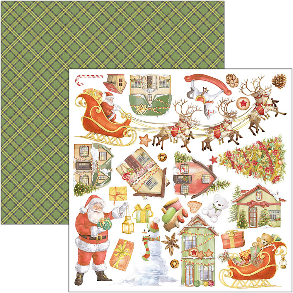 Ciao Bella Papercrafting Dear Santa 12x12 Inch Patterns Pad (CBT070) Ciao Bella Papercrafting Dear Santa 12x12 Inch Patterns Pad (CBT070)