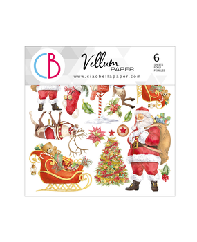 Ciao Bella Papercrafting Dear Santa 6x6 Inch Vellum Paper (CBVQ009) Ciao Bella Papercrafting Dear Santa 6x6 Inch Vellum Paper (CBVQ009)