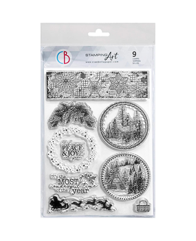 Ciao Bella Papercrafting Winter Landscape Balls A5 Clear Stamps (PS8096) Ciao Bella Papercrafting Winter Landscape Balls A5 Clear Stamps (PS8096)
