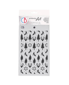 Ciao Bella Papercrafting Deep Woods 5x8 Inch Masking Stencil (MS111) Ciao Bella Papercrafting Deep Woods 5x8 Inch Masking Stencil (MS111)