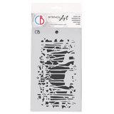 Ciao Bella Papercrafting Deer Forest 5x8 Inch Masking Stencil (MS112)