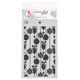 Ciao Bella Papercrafting Christmas Decorations 5x8 Inch Masking Stencil (MS113)