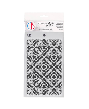 Ciao Bella Papercrafting Stained Glass Window 5x8 Inch Masking Stencil (MS114) Ciao Bella Papercrafting Stained Glass Window 5x8 Inch Masking Stencil (MS114)