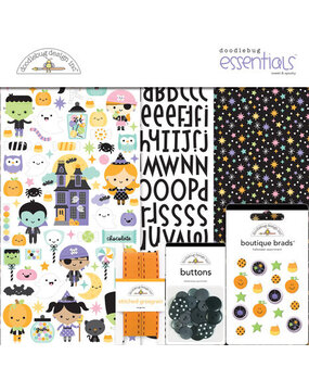 Doodlebug Design Inc. Sweet & Spooky 12x12 Inch Essentials Kit (8281) Doodlebug Design Inc. Sweet & Spooky 12x12 Inch Essentials Kit (8281)