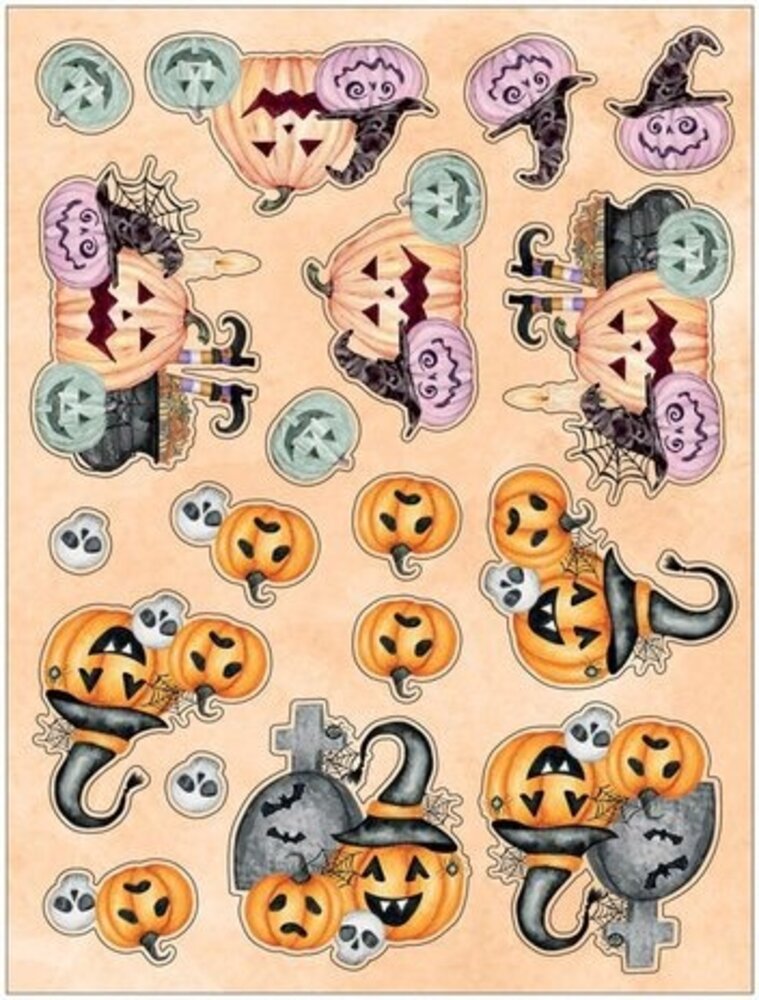 Crafter's Companion Trick or Treat 3D Topper Pad (CC-CRE-DTPAD9-TRT) Crafter's Companion Trick or Treat 3D Topper Pad (CC-CRE-DTPAD9-TRT)