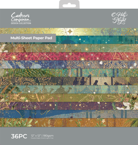 Crafter's Companion O' Holy Night 12x12 Inch Paper Pad (OHN-PAD12)