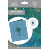 Crafter's Companion O' Holy Night 2D Embossing Folder Shining Brightly (OHN-EF5-SHINE)